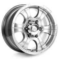 Диски КиК 8,0\R16 6*139.7 ET0 d110.1 Дарк платинум Диски КиК 8,0\R16 6*139.7 ET0 d110.1 Дарк платинум