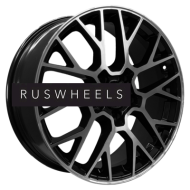 Диски Khomen Wheels 7x18/5x114,3 ET40 D66,1 KHW1818 (Nissan Qashqai) Black-FP