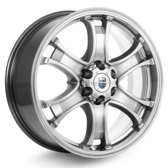 Диски КиК 7.5\R18 6*139.7 ET33 d100.1 Дарк платинум