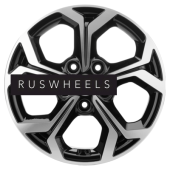 Диски Khomen Wheels 6,5x16/5x108 ET50 D63,3 KHW1606 (Focus) Black-FP