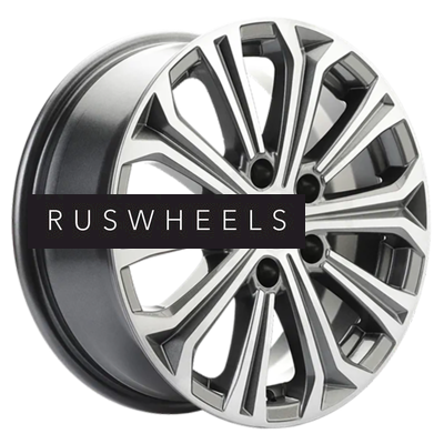 Диски Khomen Wheels 6,5x16/5x114,3 ET43 D67,1 KHW1610 (Huyndai/Kia) Gray-FP Диски Khomen Wheels 6,5x16/5x114,3 ET43 D67,1 KHW1610 (Huyndai/Kia) Gray-FP