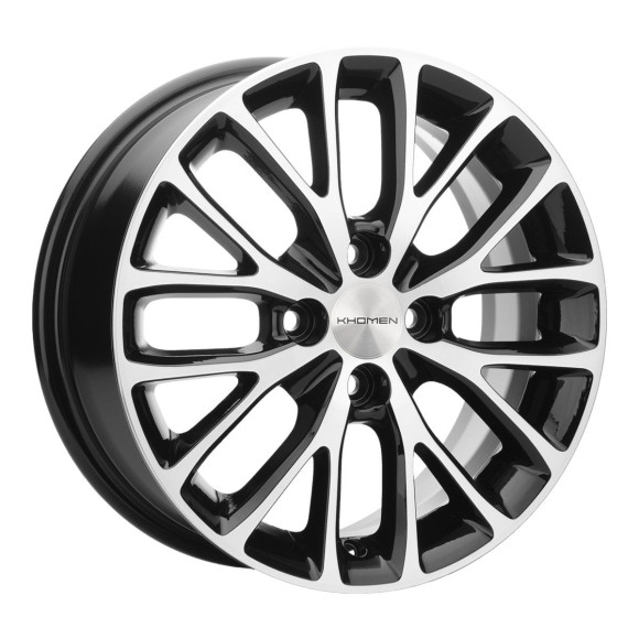 Диски Khomen Wheels 6x15/4x100 ET50 D60,1 KHW1506 (Vesta) Black-FP Диски Khomen Wheels 6x15/4x100 ET50 D60,1 KHW1506 (Vesta) Black-FP