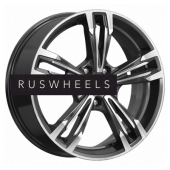 Диски КИК 7x18/5x114,3 ET37 D66,6 Karrera Light (КС935) Алмаз черный