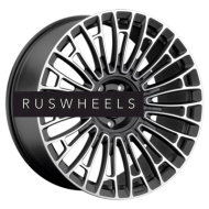 Диски LS Forged 9,5x22/5x130 ET71 D71,6 LS FG25 MBF (конус, Колпак+лого)