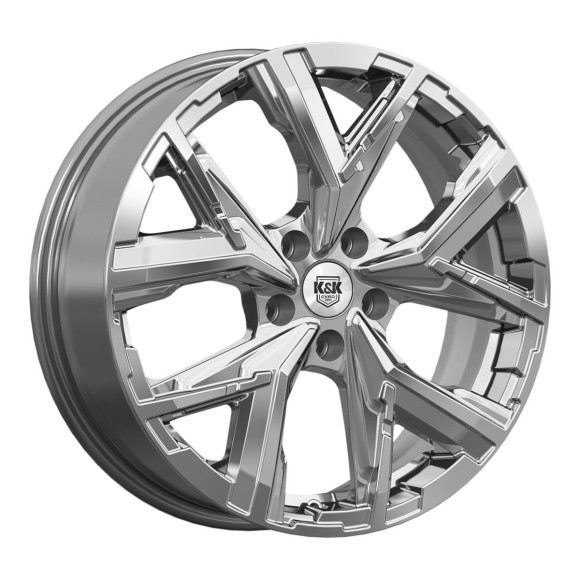 Диски КиК 6.5\R18 5*114.3 ET34 d66.6 Дарк платинум
