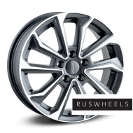 Диски Dezent R17 / 7J PCD 5x108 ЕТ 48 ЦО 70.1 KS dark Диски Dezent R17 / 7J PCD 5x108 ЕТ 48 ЦО 70.1 KS dark