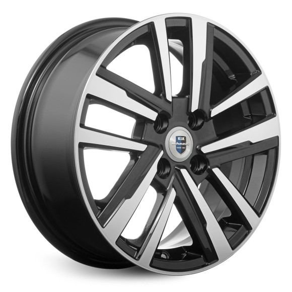 Диски КиК 6,0\R15 4*100 ET37 d60.1 Алмаз черный