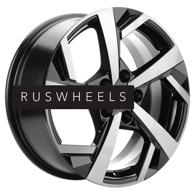 Диски Khomen Wheels 7x17/5x110 ET45 D67,1 KHW1712 (DFM580) Black-FP Диски Khomen Wheels 7x17/5x110 ET45 D67,1 KHW1712 (DFM580) Black-FP