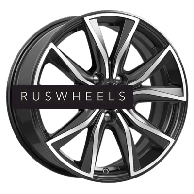 Диски КИК 7x17/5x114,3 ET45 D60,1 КС867 Алмаз черный