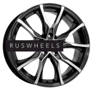 Диски КИК 7,5x17/5x120 ET37 D72,6 Твист-оригинал (КС697М) Алмаз черный