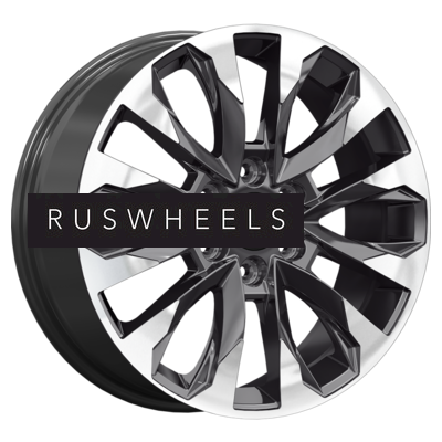 Диски Premium Series 8x20/6x139,7 ET38 D67,1 КР007 (Pajero Sport) Diamond Black Gris