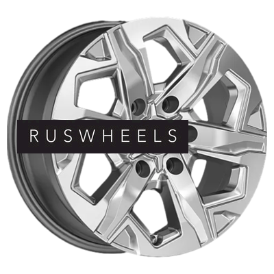 Диски КИК 7,5x17/6x139,7 ET30 D106,1 Тейт (КС1050) Дарк платинум