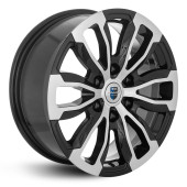 Диски КиК 7.5\R18 6*139.7 ET36 d100.1 Алмаз черный