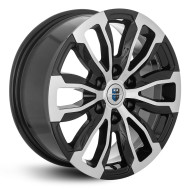 Диски КиК 7.5\R18 6*139.7 ET36 d100.1 Алмаз черный Диски КиК 7.5\R18 6*139.7 ET36 d100.1 Алмаз черный