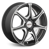 Диски Xtrike 6,0\R14 4*114.3 ET35 d67.1 BK/FP Диски Xtrike 6,0\R14 4*114.3 ET35 d67.1 BK/FP