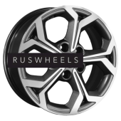 Диски Khomen Wheels 6,5x16/5x114,3 ET46 D67,1 KHW1606 (Mitsubishi) Gray-FP