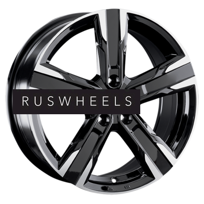 Диски Replay 7,5x19/5x108 ET41 D65,1 CHR106 BKF (конус, C570)