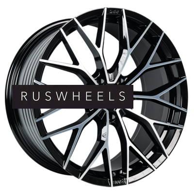 Диски INCH 9,5x21/5x112 ET31 D66,6 GA8532 Gloss Black Machined Face (ZJH) FlowForming