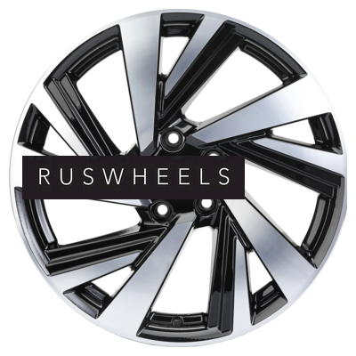 Диски Khomen Wheels 7,5x18/5x114,3 ET50 D67,1 KHW1801 (Optima/Seltos) Black-FP Диски Khomen Wheels 7,5x18/5x114,3 ET50 D67,1 KHW1801 (Optima/Seltos) Black-FP