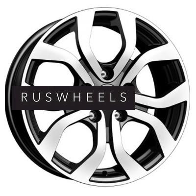 Диски КИК 6,5x16/5x114,3 ET45 D60,1 КС704 Алмаз черный