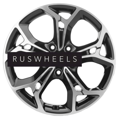 Диски Khomen Wheels 7x17/5x112 ET40 D57,1 KHW1702 (Kodiaq/Tiguan) Black-FP Диски Khomen Wheels 7x17/5x112 ET40 D57,1 KHW1702 (Kodiaq/Tiguan) Black-FP