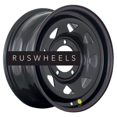 Диски Off-Road Wheels 7x15/5x139,7 ET-19 D110 УАЗ (треуг. мелкий) Черный Диски Off-Road Wheels 7x15/5x139,7 ET-19 D110 УАЗ (треуг. мелкий) Черный