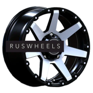 Диски LS 7x15/6x139,7 ET10 D106,1 873 BKF (конус, Колпак+лого)