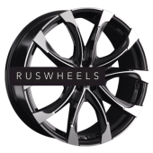 Диски Replay 9,5x22/5x120 ET49 D72,6 LR54 BKF (конус, LR002)