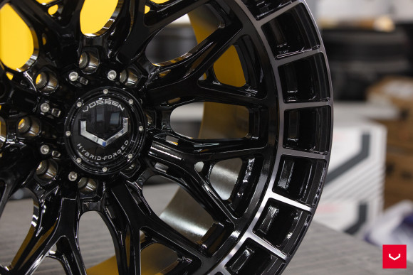 Диски Vossen HFX-1 22x12, Цвет: Tinted Gloss Black (8 болтов)