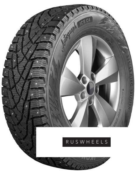 Шины Ikon 205/75 r16c Autograph Ice C4 113/111R Шипы Шины Ikon 205/75 r16c Autograph Ice C4 113/111R Шипы