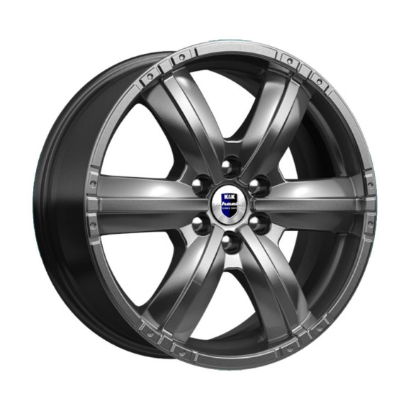 Диски КиК  Окинава-оригинал (КС635)  7,5\R17 6*139,7 ET38  d67,1  Дарк платинум  [r72959]  <Ш>
