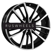 Диски Khomen Wheels 7x18/5x114,3 ET45 D60,1 KHW1812 (Changan/Geely/Lexus/Suzuki/Toyota) Black-FP