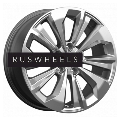 Диски КИК 7x17/5x114,3 ET45 D67,1 Авиор (КС936) Дарк платинум брайт