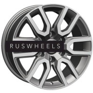Диски Khomen Wheels 8x17/6x139,7 ET38 D67,1 KHW1723 (L200) Gray-FP Диски Khomen Wheels 8x17/6x139,7 ET38 D67,1 KHW1723 (L200) Gray-FP