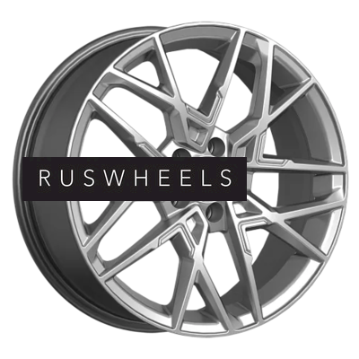 Диски КИК 7x18/5x108 ET45 D67,1 Вудроф (КС1044) Дарк платинум