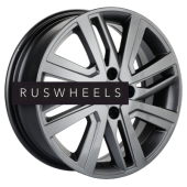 Диски Khomen Wheels 6x16/4x100 ET50 D60,1 KHW1609 (Vesta/Largus) G-Silver
