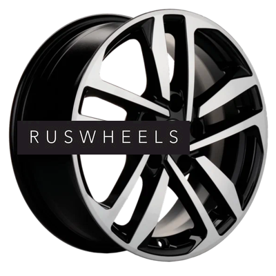 Диски Khomen Wheels 6,5x16/5x100 ET39 D57,1 KHW1612 (Polo) Black-FP Диски Khomen Wheels 6,5x16/5x100 ET39 D57,1 KHW1612 (Polo) Black-FP