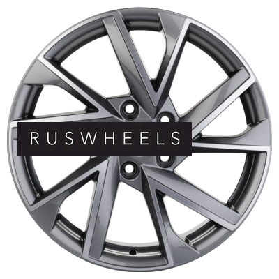 Диски Khomen Wheels 7x17/5x114,3 ET45 D67,1 KHW1714 (CX-5/i40/X-Trail) Gray-FP