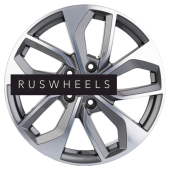 Диски Khomen Wheels 7x17/5x112 ET46 D66,6 KHW1703 (A4) Gray-FP Диски Khomen Wheels 7x17/5x112 ET46 D66,6 KHW1703 (A4) Gray-FP
