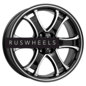 Диски КИК 7,5x18/6x114,3 ET30 D66,1 Балеар (КС727) Алмаз черный