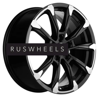 Диски Khomen Wheels 7,5x18/5x114,3 ET45 D67,1 KHW1808 (Xceed/CX-3/5) Black-FP