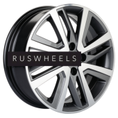 Диски Khomen Wheels 6x16/4x100 ET46 D54,1 KHW1609 (Rio II/Solaris II) Gray-FP Диски Khomen Wheels 6x16/4x100 ET46 D54,1 KHW1609 (Rio II/Solaris II) Gray-FP