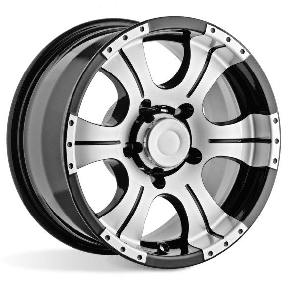 Диски КиК 8,0\R16 6*139.7 ET0 d108.5 алмаз чёрный