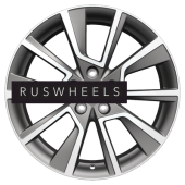 Диски Khomen Wheels 7x18/5x114,3 ET35 D60,1 KHW1802 (Changan/Geely/Lexus/Suzuki/Toyota) Gray-FP