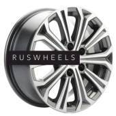 Диски Khomen Wheels 6,5x16/5x114,3 ET47 D66,1 KHW1610 (Fluence/Juke) Gray-FP Диски Khomen Wheels 6,5x16/5x114,3 ET47 D66,1 KHW1610 (Fluence/Juke) Gray-FP
