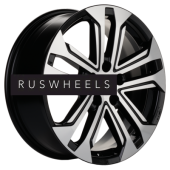 Диски Khomen Wheels 7x18/5x108 ET46 D63,4 KHW1803 (Tugella) Black-FP