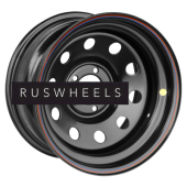 Диски Off-Road Wheels 8x18/5x127 ET30 D75 Jeep Черный (треугольник мелкий)