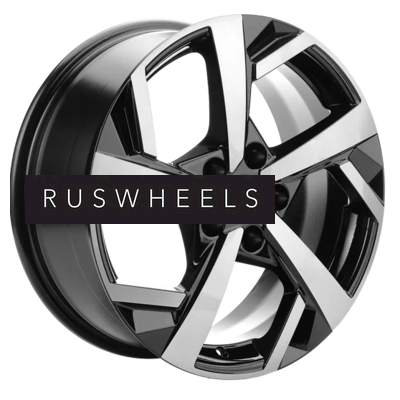 Диски Khomen Wheels 7x17/5x114,3 ET37 D66,5 KHW1712 (Jolion) Black-FP