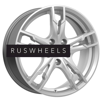 Диски КИК 7x17/5x112 ET49 D57,1 Солар-оригинал (КС875) Сильвер SK