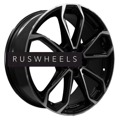 Диски Khomen Wheels 7x18/5x114,3 ET37 D66,6 KHW1816 (Jolion) Black-FP Диски Khomen Wheels 7x18/5x114,3 ET37 D66,6 KHW1816 (Jolion) Black-FP
